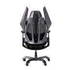 Adore Mobilya Gaming T0 Next Generation Oyuncu ve Yönetici Koltuğu-Gri-Siyah 75x130-139,5x70 cm (GxYxD)
