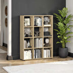 Cubic Kitaplık Florida Meşe 104x140,5x30 cm