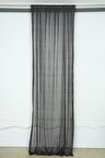 ÇİZGİLİ MODEL ANTRASİT RENK Hazır dikilmiş Pileli Fon Perde 75*260 cm