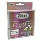 Kendo Classic 4x 300mt Multicolor Örgü İp 0,16 mm