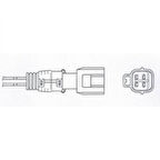 Toyota Oksıjen Sensoru Corolla Aurıs 1,6 Benzinli 2007-2012 (oza642 Ee4 / 01) - Ngk 97669