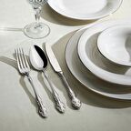 Nehir Adriana Saten 89 Parça 12 Kişilik Çatal Kaşık Bıçak Seti Nehir Adriana 12 Kişilik 