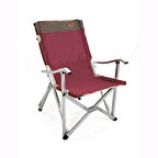 Katlanır Kamp Piknik Sandalyesi - Madfox Dachuan - Bordo - 547281 - Taşıma Çantalı
