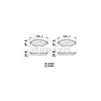 Psa On Fren Balatası P206 1.4hdi 1.1 / 1.4 / 1.6 / 1.9 98> P206+ (t3e)1.4 / 1.6 06>kangoo 1.9d (celik Se - Braxıs Ab0005
