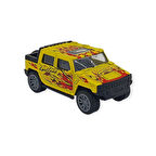 Çek Bırak Araba Metal -K174C1 - Sarı