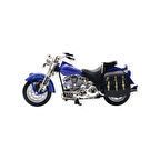 1:12 Ölçekli Model Motosiklet - Classic - HX796 - Mavi