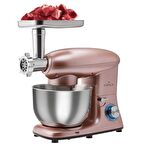 Karaca 2 Si 1 Arada 6 Kademeli Premium Kıyma Makinesi & Hamur Yoğurma 5,5 Lt, İçli Köfte Aparatlı