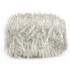 Sasi Silikon 6.5 cm Silikon Yem Gümüş Simli