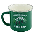 Orcamp Retro Emaye Kupa Bardak 330 cc [Adventure] YEŞİL