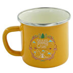 Orcamp Retro Emaye Kupa Bardak 330 cc [Summer Camp] SARI