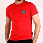 A+ Palermo Erkek Kırmızı Basic T-shirt