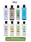 Rebul 8x250 ml Cam Kolonya Seti | Ice, Dark Spice, Pine, Aqua, Azure Noir, Mandarine, Lime, Green Te