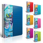 Combo Spiralli Seperatörlü Plastik Kapak Defter A4 210 Yaprak 9+2 Defter (2455) Gıpta