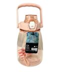 GIPTA ASKILI PİPETLİ TRİTAN SPORCU MATARA 1200 ML PEMBE 