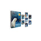 Gıpta A4 80 Yaprak Çizgili Pole Notes Spiralli Pp Kapak Defter 7272000