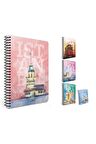 İstanbul A4 120 Yaprak Çizgili PP Kapak Spiralli Defter (1759)