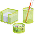 Gıpta F0074 Metal Masa Seti 3lü Yeşil