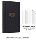 2024 Kasa Ajandası -UZUN ,432 SAYFA-PAZAR Günü Ayrı