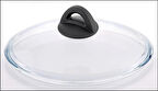 26 CM PAŞABAHÇE PAYREX CAM KAPAK (KUŞAKLI KULP)