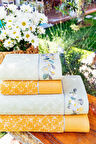 Özdilek Daffodil Havlu Set Yeşil-Hardal