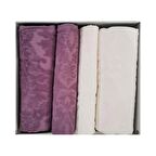 Özdilek Curve Best Set (Hamam Takımı) Pembe-Antrasit