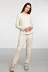 Penye Mood Pijama Takım Bej 9135PJTK