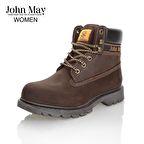 Scooter Su Geçirmez Deri Kahverengi Kadın Bot G5130NKA