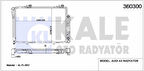 Mercedes Motor Su Radyatoru W202 93>00 S202 96>01 C208 97>02 R170 96>00 - Kale 360300