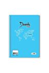 Çizgili 40 Yaprak Spiralli Defter A4 Boy Plastik Kapak (1 Adet )
