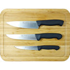 Sürbisa Sürmene Pro 3'lü Kurban Pimsiz Bıçak Set