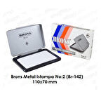 Brons Istampa Metal NO:2 11x7 BR-142