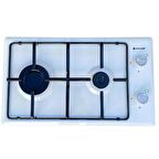 Eminçelik EC-AÜ 4120 WE30 LG LPG'li (Çakmaksız) Set Üstü Domino Beyaz Emaye Ocak