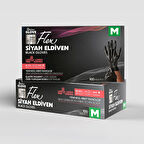 REFLEX FLEX TEK KULLANIMLIK SİYAH ELDİVEN 100' LÜ