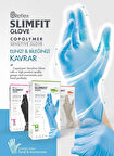 SLİMFİT GLOVE TEK KULLANIMLIK PUDRASIZ ELDİVEN MAVİ 100'LÜ