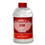 Ponart Mat Vernik -Matt Varnish No:208 500ml