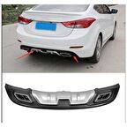 Hyundai elantra arka difüzör çift çıkış egzoz 2014 / 2016