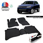 REFREF  Vw touareg 4d havuzlu paspas kauçuk 2010+