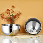 Amboss Paslanmaz Çelik Çok Kullanışlı 3 LÜ KARIŞTIRMA KABI