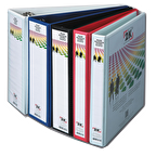 2K Sunum Klasörü Cepli 2 Halkalı 90 MM Beyaz 09-2D-B