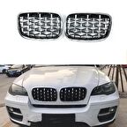 Bmw x6 e71 ön panjur ızgara böbrek diamond 2008 / 2014