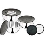 Sofram 9 Parça Rendeli Karıştırma ve Saklama Kabı