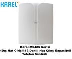 Karel MS48S 4/12 Kapasiteli Telefon Santrali