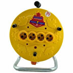 20mt Makaralı Uzatma Kablosu 3x1.5mm*4 Prizli