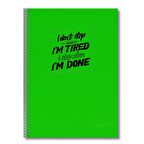 Sim Enjoy A4 60 Yaprak Plastik Kapak Spiralli Defter Kareli