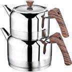 EvimSaray Çaydanlık Takımı Doğa Aile Boy