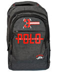 Temel My Polo Sırt Çantası Füme 8815