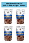 Kahve Dünyası Gold Hazır Kahve 200 gr x 4 Adet