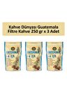 Kahve Dünyası Guatemala Filtre Kahve 250 gr x 3 Adet
