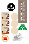Keçi Sütü Özlü Taş Sabun 3'lü Eko Paket Peeling Etkili ve Cilt Yatıştırıcı Bakım - 3x125 gr