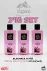 Ilgaz Japon Kiraz Çiçeği Kolonyası 3'lü Set 80 Derece 400 ml | Elegance Series